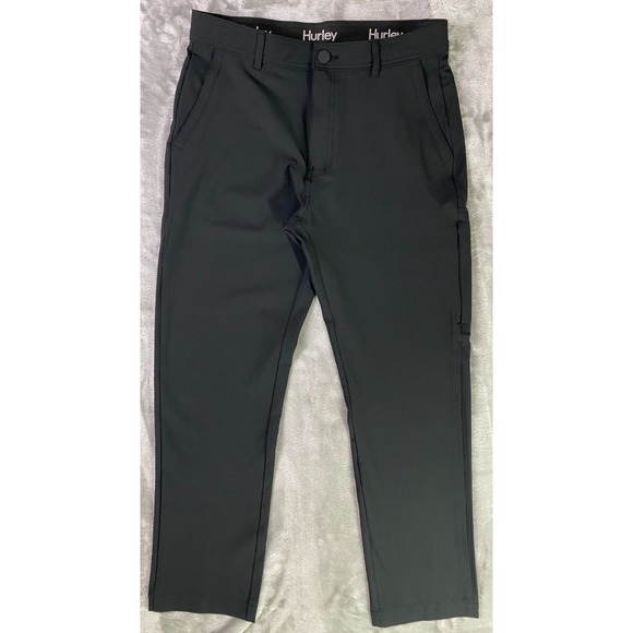 Hurley Other - Hurley Jet Set Tech Pants Mens 30x30 Black Lightweight DWR Performance Travel